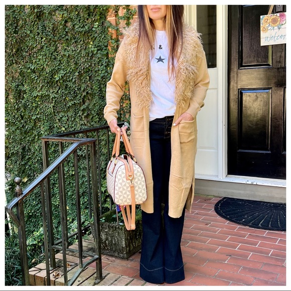 39 Most Fabulous Soft Long Viscose Blend Sweater Knit Cardigan with pockets - Picture 5 of 9